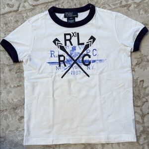 Polo Ralph Lauren White Graphic Tee